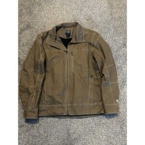 Kuhl Mens Burr Jacket Zip Patina Dye Size S Soft Brushed Lined